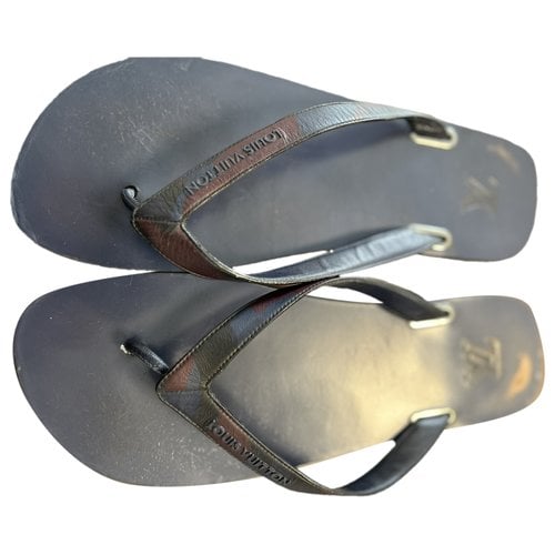 Pre-owned Louis Vuitton Leather Sandals In Other