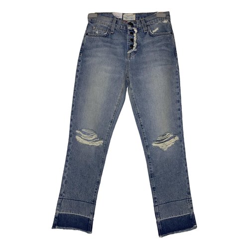 Pre-owned Current Elliott Short Jeans In Blue