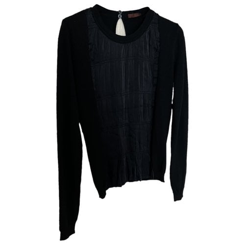 Pre-owned Bally Silk Blouse In Black