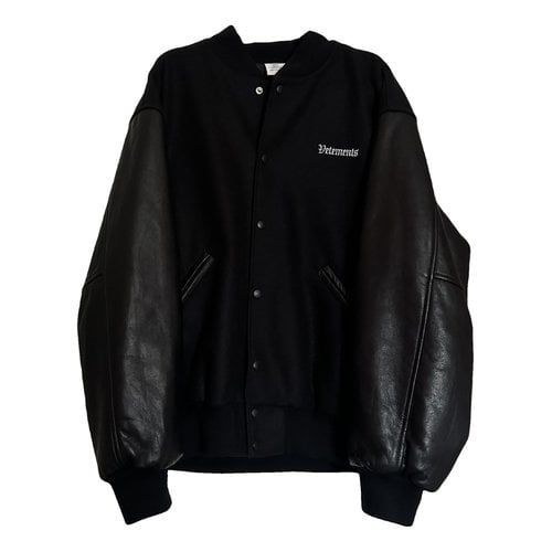 Pre-owned Vetements Jacket In Black