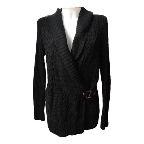 Pre-owned Lauren Ralph Lauren Cardi Coat In Black