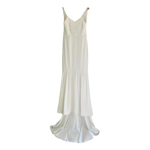 Pre-owned Whistles Maxi Dress In White