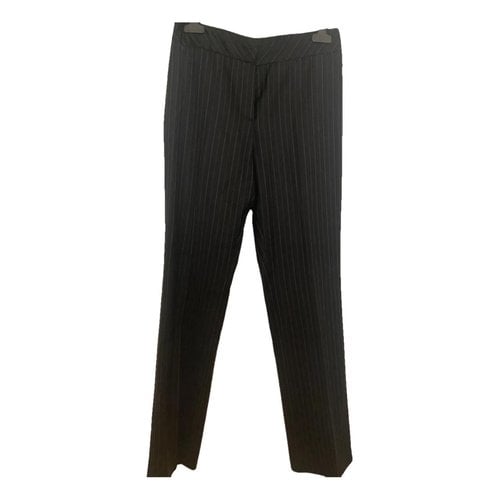 Pre-owned Fendi Wool Straight Pants In Multicolour