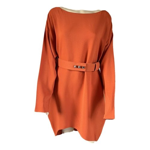 Pre-owned Dsquared2 Dress In Orange