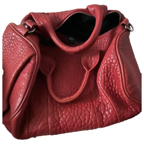 Pre-owned Alexander Wang Rocco Leather Handbag In Red