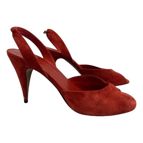 Pre-owned The Row Heels In Red