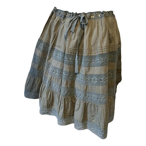 Pre-owned Zadig & Voltaire Mini Skirt In Khaki