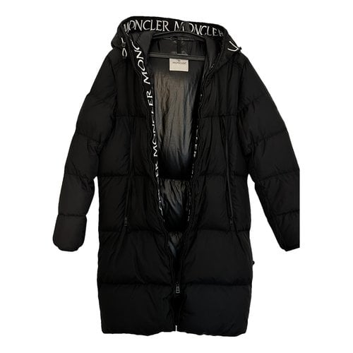 Pre-owned Moncler Long Jacket In Black