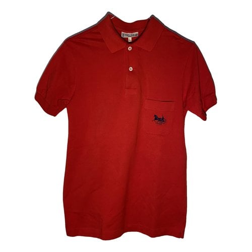 Pre-owned Celine Polo In Red