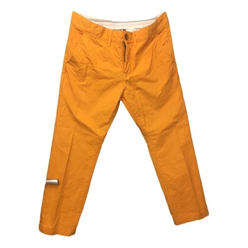Pre-owned Peak Performance Trousers In Orange