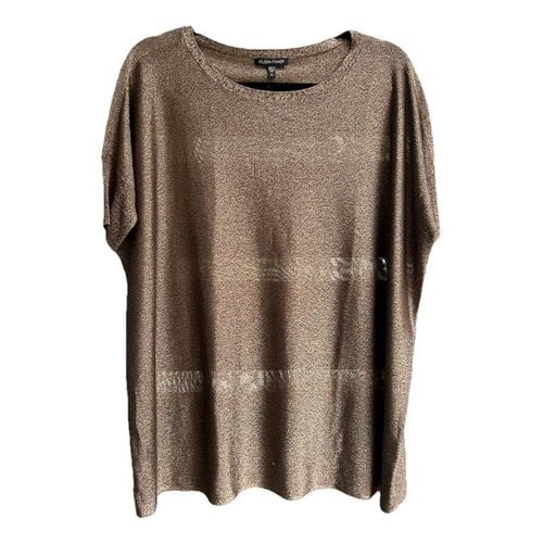 Pre-owned Eileen Fisher Shirt In Gold