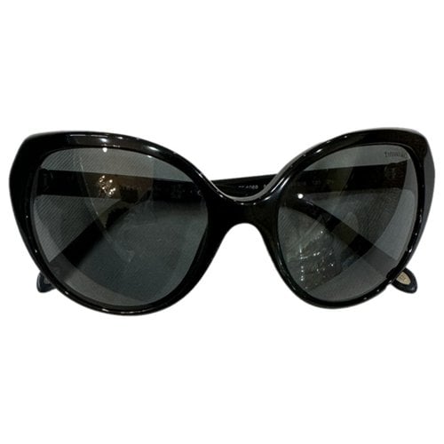 Pre-owned Tiffany & Co Oversized Sunglasses In Black