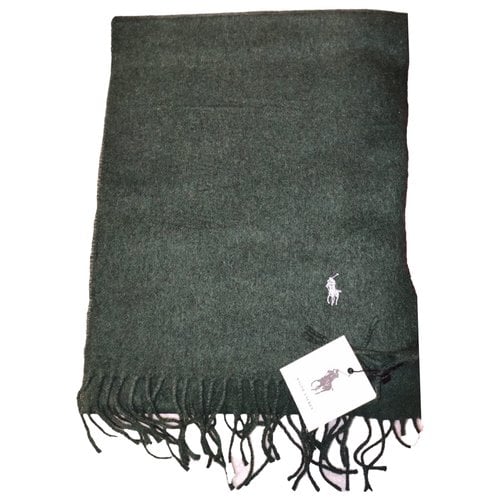 Pre-owned Ralph Lauren Cashmere Scarf & Pocket Square In Green