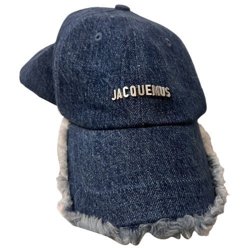 Pre-owned Jacquemus Cap In Blue