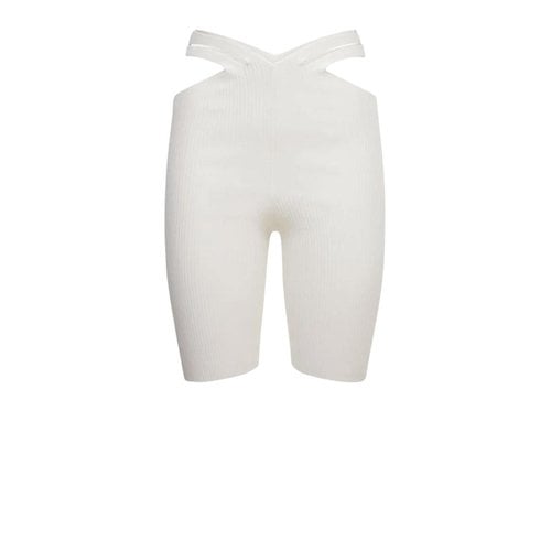 Pre-owned Dion Lee Shorts In White