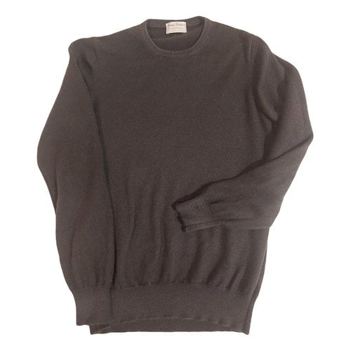 Pre-owned Gran Sasso Cashmere Pull In Grey