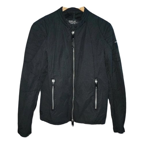 Pre-owned Replay Jacket In Black