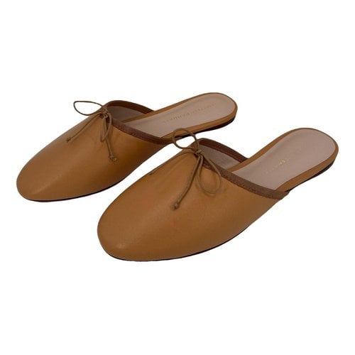 Pre-owned Loeffler Randall Leather Sandal In Brown