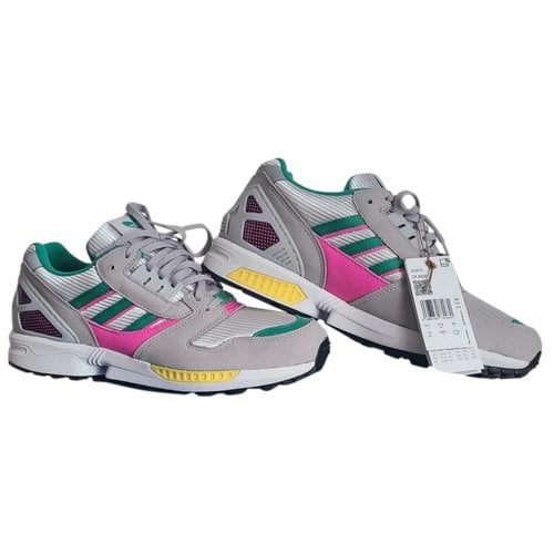 Pre-owned Adidas Originals Zx Cloth Low Trainers In Grey
