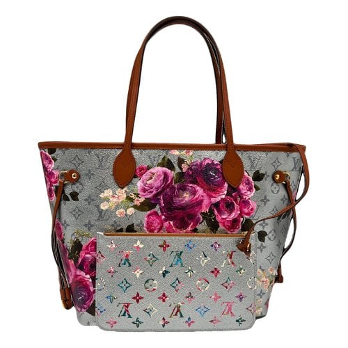 Pre-owned Louis Vuitton Neverfull Cloth Handbag In Multicolour