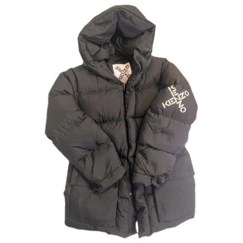 Pre-owned Kenzo Cashmere Puffer In Black