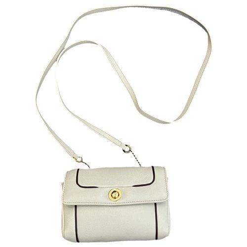 Pre-owned Loro Piana Leather Crossbody Bag In White