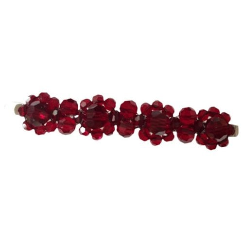 Pre-owned Simone Rocha Crystal Hair Accessory In Red