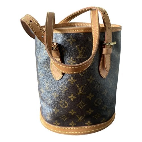 Pre-owned Louis Vuitton Bucket Leather Handbag In Multicolour