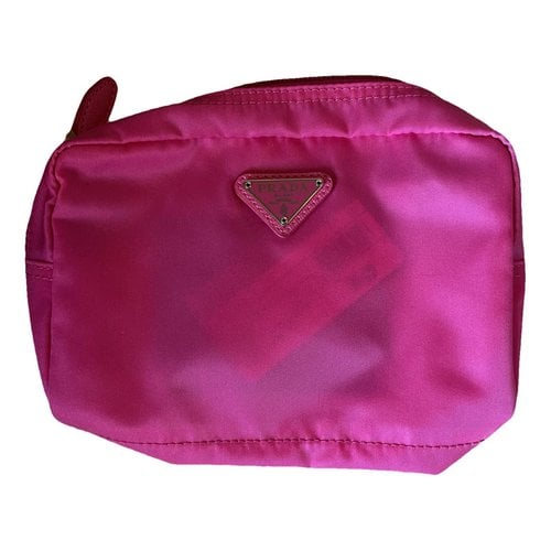 Pre-owned Prada Clutch Bag In Pink