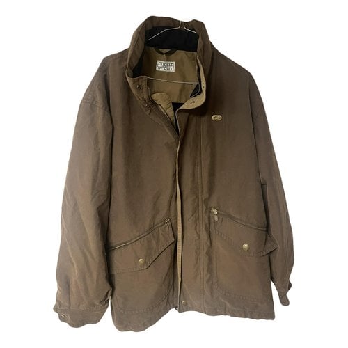 Pre-owned Lacoste Parka In Camel