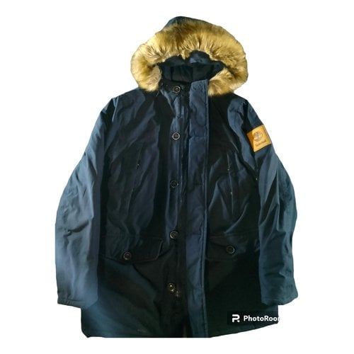 Pre-owned Timberland Coat In Blue