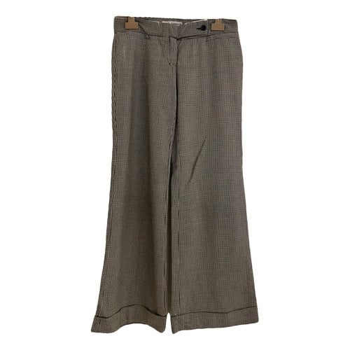 Pre-owned Dolce & Gabbana Wool Straight Pants In Other