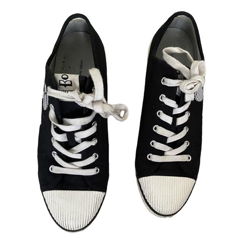 Pre-owned Isabel Marant Cloth Low Trainers In Black