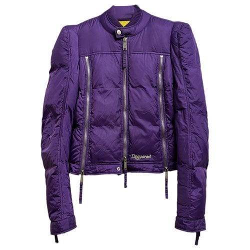 Pre-owned Dsquared2 Jacket In Purple