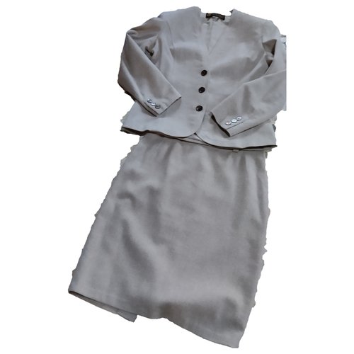 Pre-owned Loro Piana Wool Skirt Suit In Beige