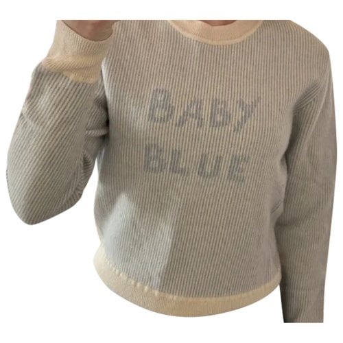 Pre-owned Bella Freud Wool Sweatshirt In Blue