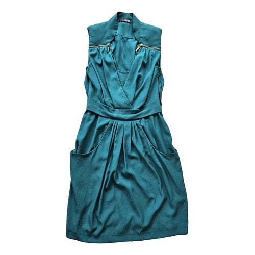 Pre-owned Liujo Mid-length Dress In Turquoise