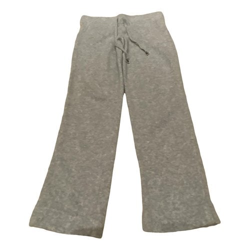 Pre-owned Juicy Couture Cashmere Slim Pants In Grey
