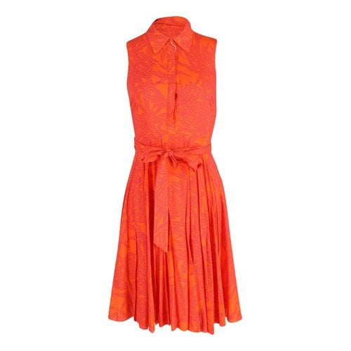 Pre-owned Diane Von Furstenberg Mid-length Dress In Orange