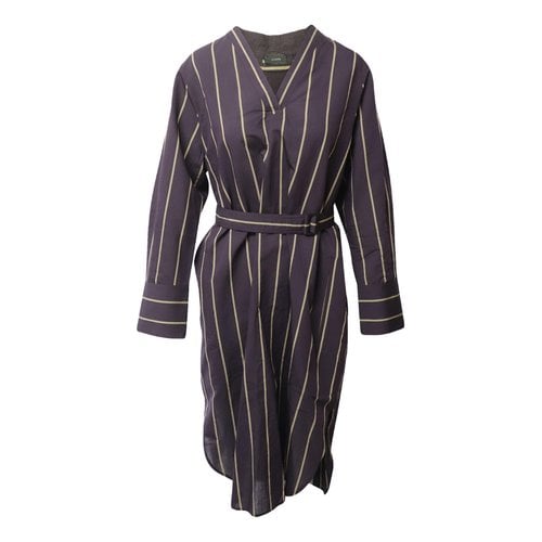 Pre-owned Joseph Mid-length Dress In Brown