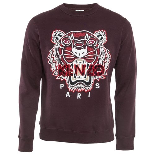 Pre-owned Kenzo Knitwear & Sweatshirt In Burgundy
