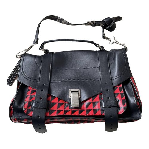 Pre-owned Proenza Schouler Ps1 Leather Handbag In Multicolour