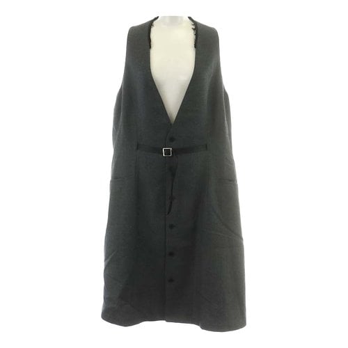 Pre-owned Limi Feu Wool Mid-length Dress In Grey