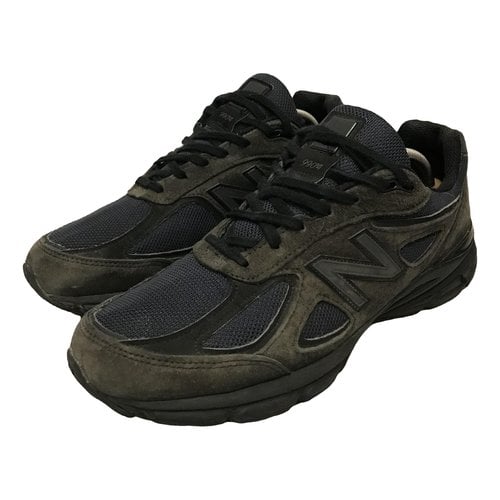 Pre-owned Jjjjound Leather Low Trainers In Black
