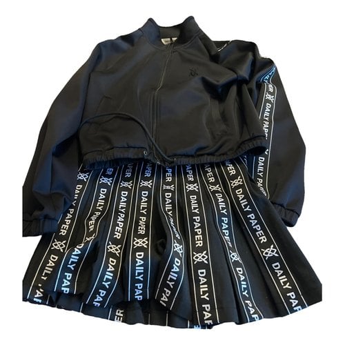 Pre-owned Daily Paper Mini Skirt In Black