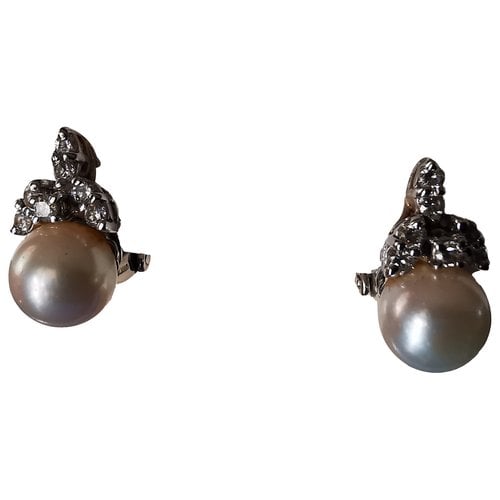 Pre-owned Damiani White Gold Earrings In Other