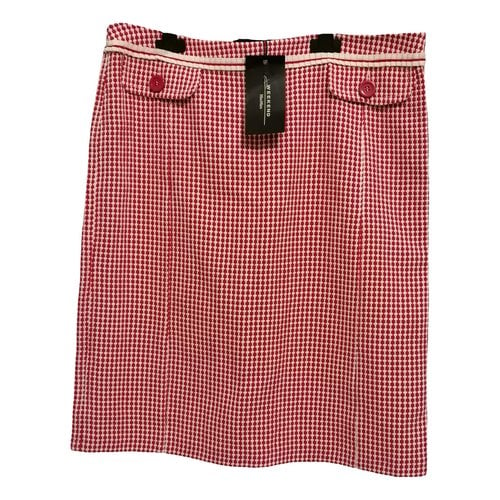 Pre-owned Max Mara Skirt In Red