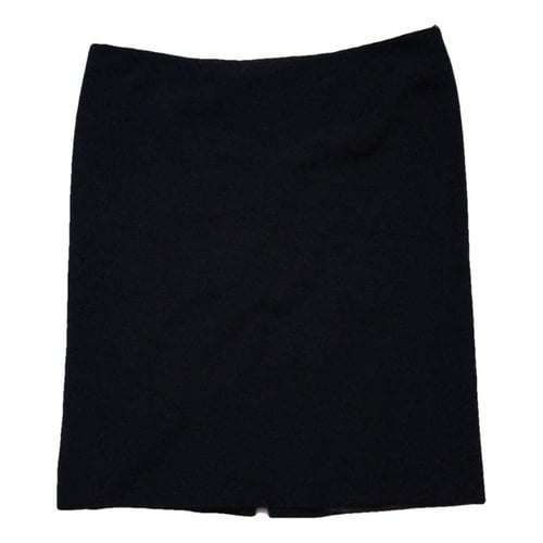 Pre-owned Jean Paul Gaultier Wool Skirt In Black