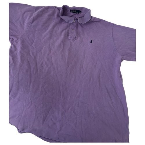 Pre-owned Polo Ralph Lauren Polo Shirt In Purple