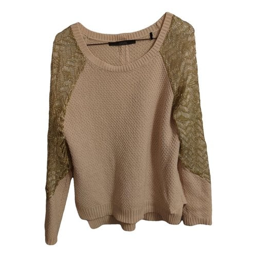 Pre-owned Guess Jumper In Beige